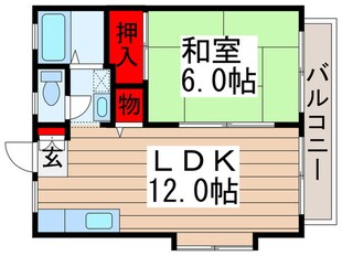 ＰＥＡＲリーフの物件間取画像